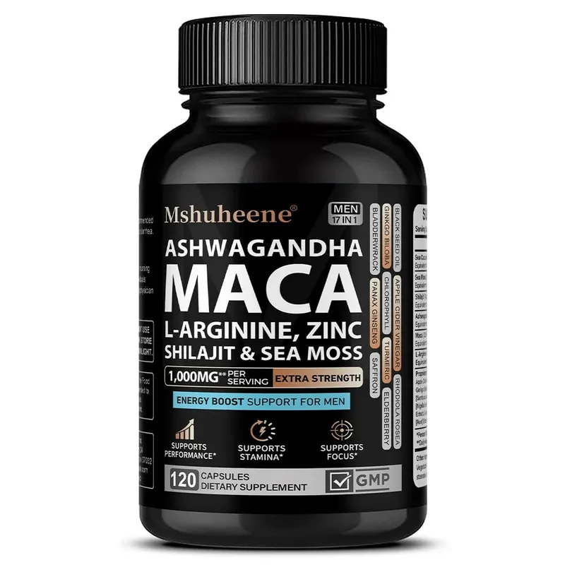 Enhancing Supplement Blend - L-Arginine + Maca + Ashwagandha Stamina Muscle Growth Vascular Function Blood Circulation — image 8