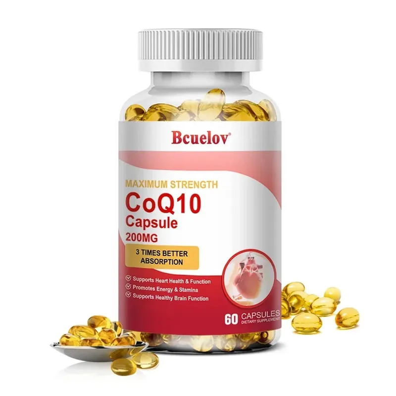 CoQ10 200mg Softgels- 3x Better Absorption Antioxidant for Heart Health & Energy Production Coenzyme Q10 Dietary Supplements — image 9