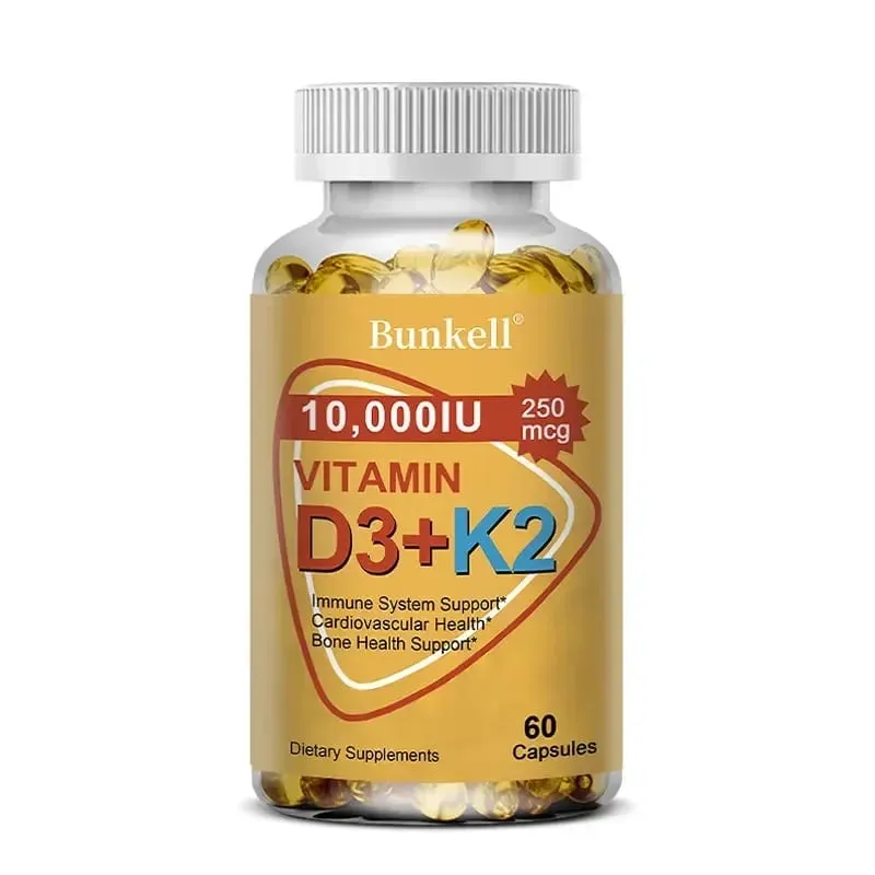 Natural Vitamin D3 K2 Softgels for Heart Joint and Bone Health D3 K2 Multivitamin Supplement — image 8