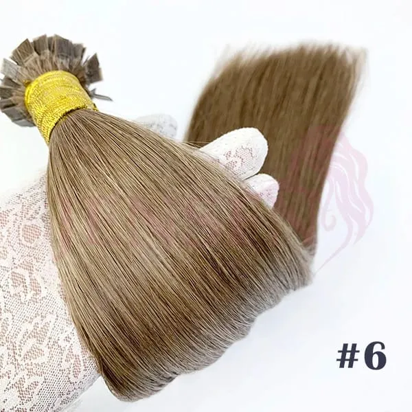 Straight Flat Tip Human Hair Extensions 16"-26" Inch 1g/Strand 100% Hair Extensions Keratin Capsule Fusion Hair For Women — image 11