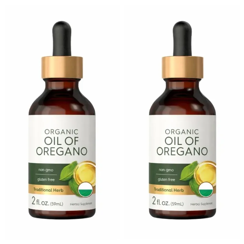 น้ำมันออริกาโนอินทรีย์หยดของเหลวมังสวิรัติอาหารเสริมสมุนไพรสุขภาพ Non-GMO ปราศจากกลูเตนทุกวันโภชนาการสนับสนุน 60ml ต่อขวด