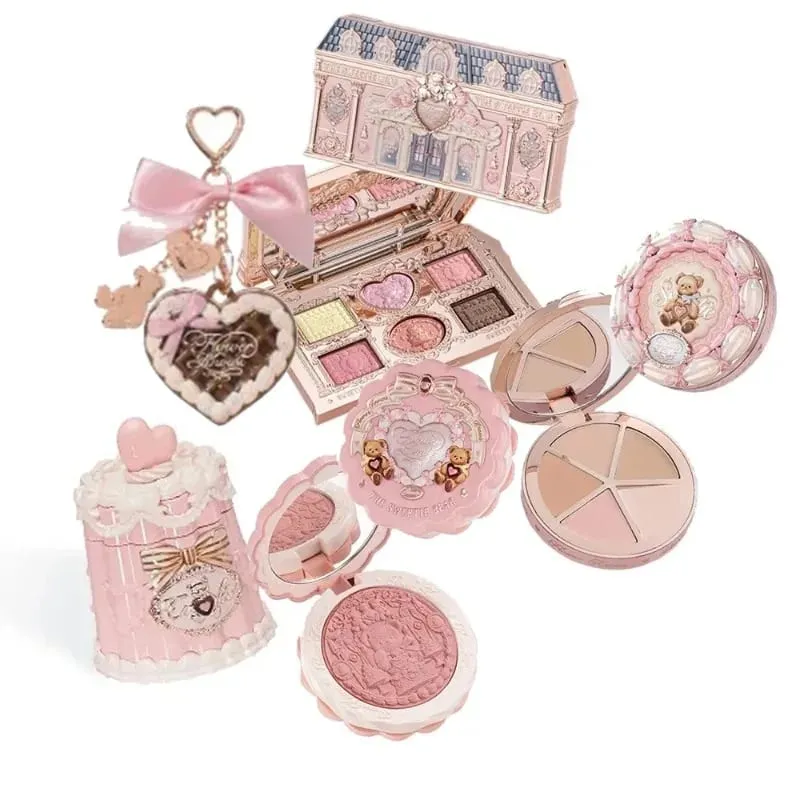 Flowerknows Makeup Presentset Little Angel Bunny Garden Shell Smycken Lip Glaze Blusher Flower Know SWEETIE BEAR Blush Concealer — image 5