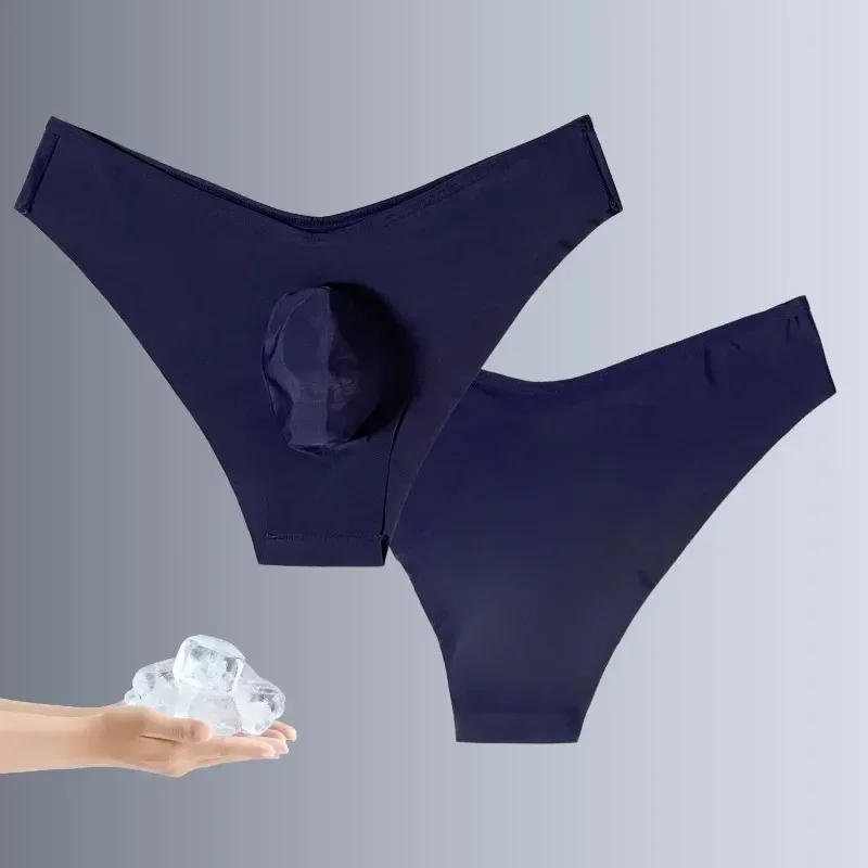 1 Piece Men's Sexy Semi Sheer V-Waist High Cut Briefs - Ultra-Thin Cool Touch Lightweight Breathable Soft Casual Men Underwear — image 8