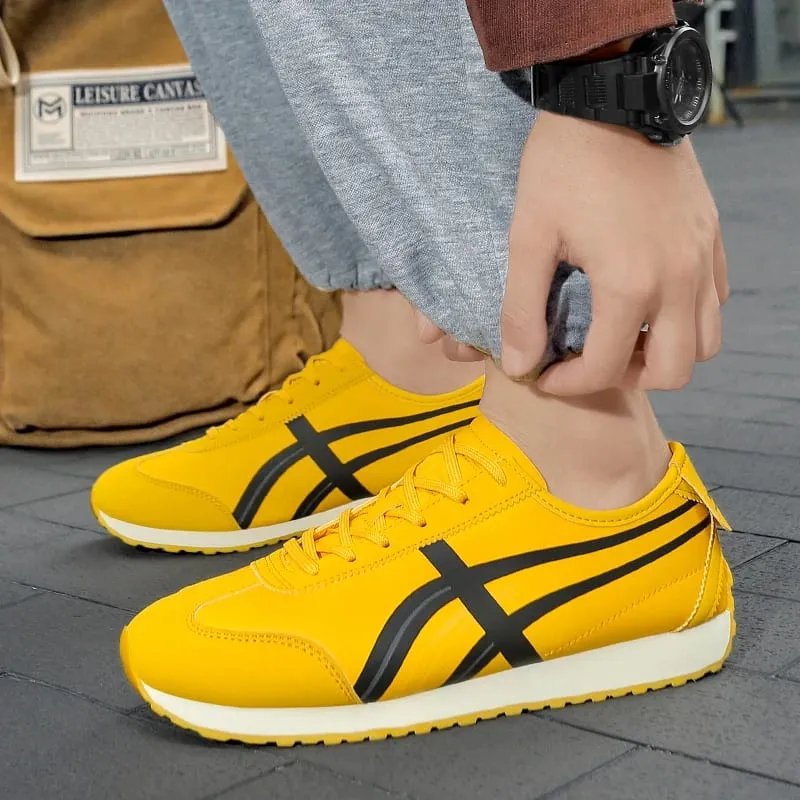 Fashion Brand Sneakers Men's Sports Shoes Women's Running Shoes Yellow Casual Sneakers Men Comfort Walking Shoes Flat Trainers — image 6