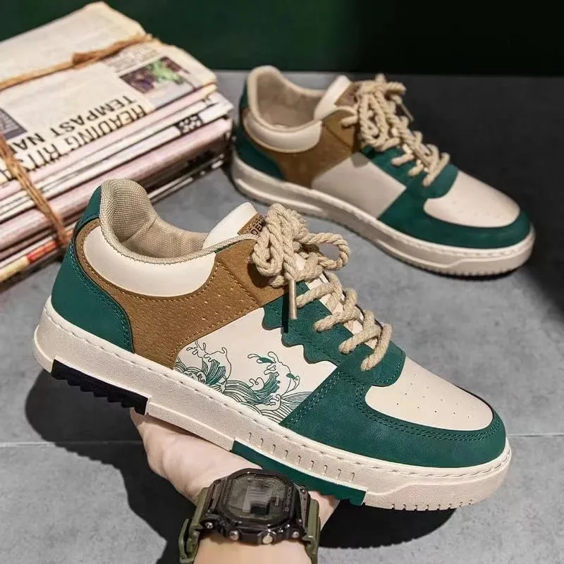 Fashionable Multifunctional Anti Slip and Wear-Resistant Casual Skateboarding Shoes Designed Specifically for Men Men's Lightwe — image 1