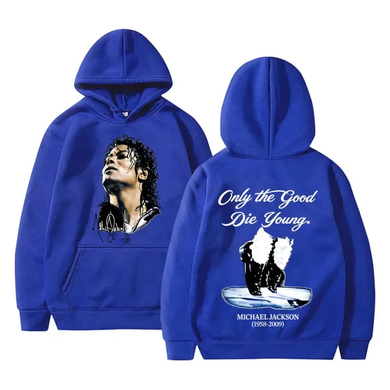 Michael Jackson King of Pop Hoodie Men Women Vintage Gothic Rock Sweatshirt Men's Punk Oversized Pullovers Hoodies Streetwear — image 4