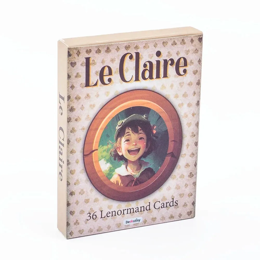 Le Claire 36 Lenormand Cards Board Game for Family Party English Version Fortune Telling Divination Tarot Oracle Card Decks — image 2