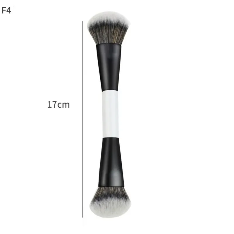 Dual-Ended F4 Contour Face Brush High Coverage Cosmetic Beauty Makeup Brushes Multi-purpose Eyeshadow Concealer Brushes