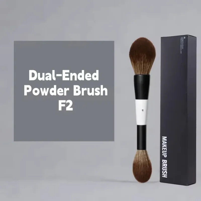 Dual Ended F4 Powder F1 Blush Contour F2 Makeup Brushes with Box Soft Mario Foundation Brush Professional Face Cosmetic Tool