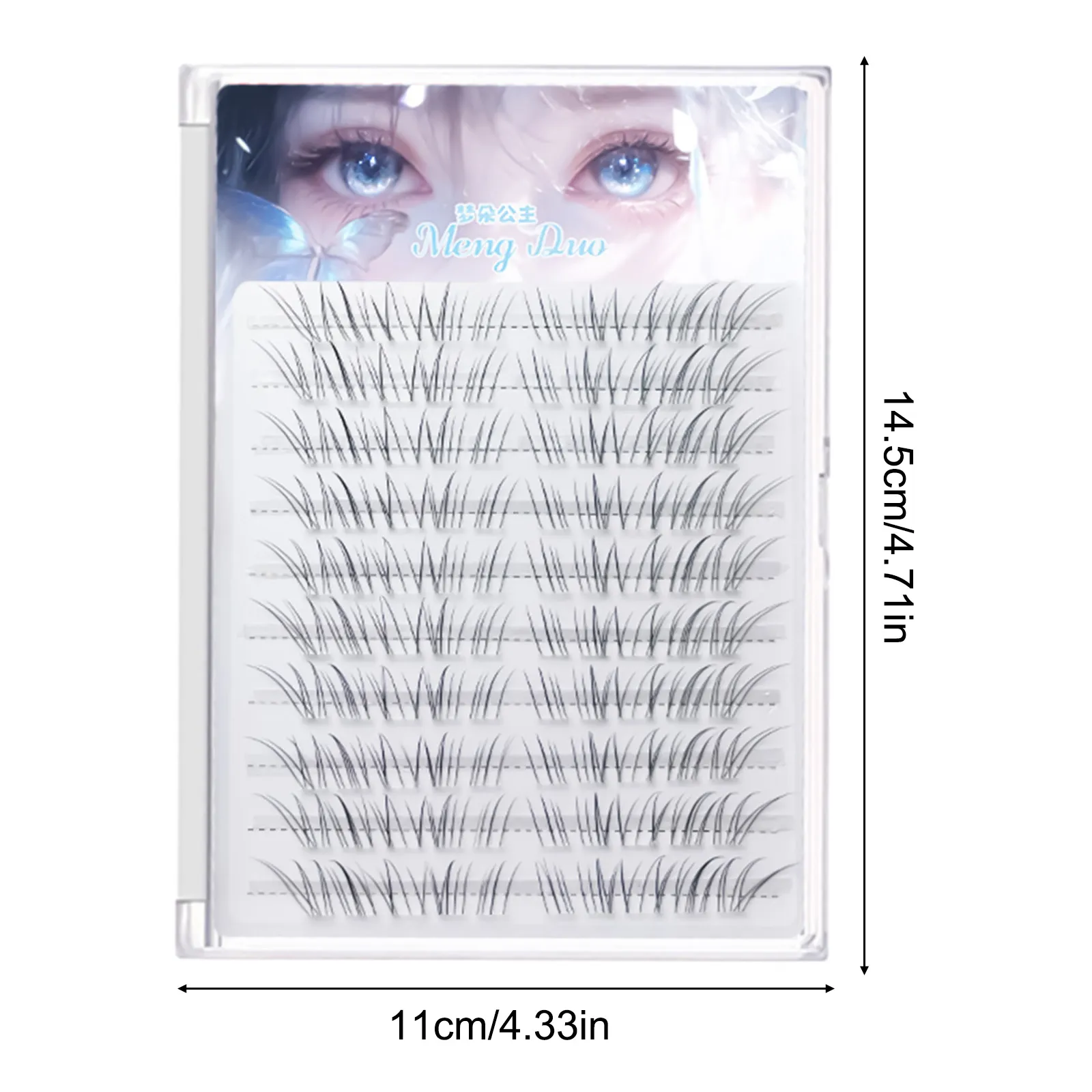 Air Ultralight Eyelashes DIY Individual Lashes Clusters Natural Fresh C Curl 9-11mm Black Lash Extension Flying Eye Lashes