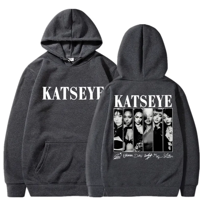 Limted Kpop Katseye Print Hoodies Vintage Trendy Men Women Y2k Hoody Sweatshirt Fleece Oversized Tracksuit Streetwear Fans Gifts — image 17