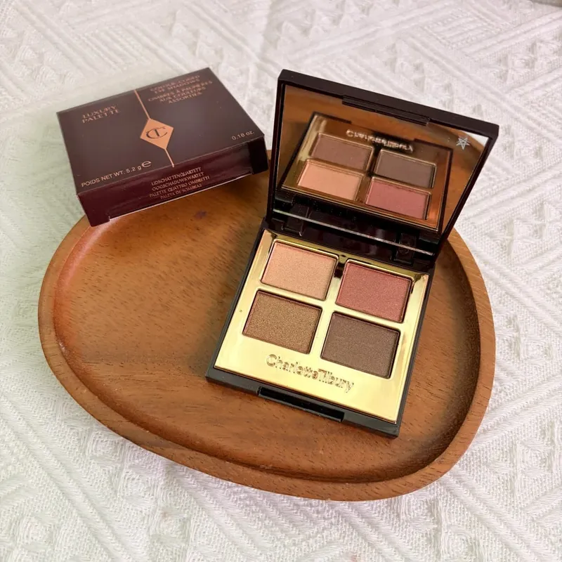 Charlotte Tilbury 럭셔리 팔레트 필로우 토크 리드샤튼 팔레트 누드 핑크 4 in 1 Langanhaltend Matt Schimmernd Augen 메이크업