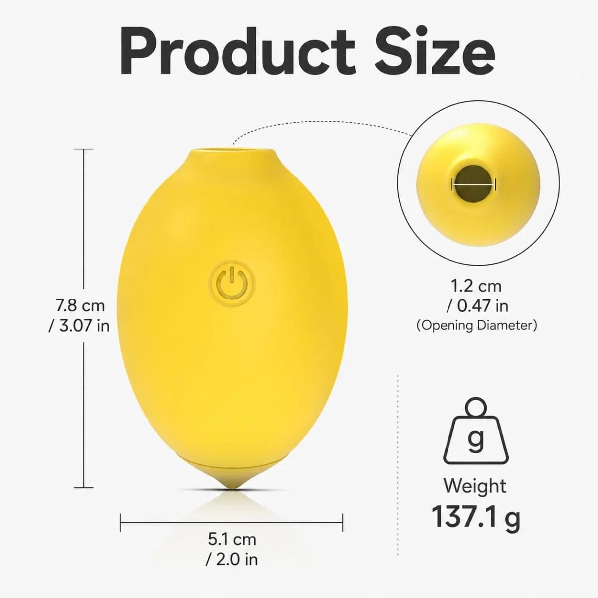 Vacuum Sucking Vibrator for Women Lemon Sex Toys Suction Clitoris Stimulator 10 Power Female Oral Nipple Clit Vibrating Sucker — image 4