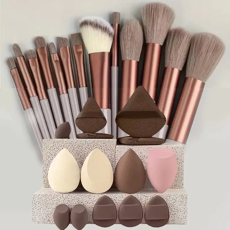 33 db-os beauty set sminkkészlet nagy és kis szépségszivacsok a hibátlan sminkfelvitelhez és a smink eltávolításához teljes készlet — image 17