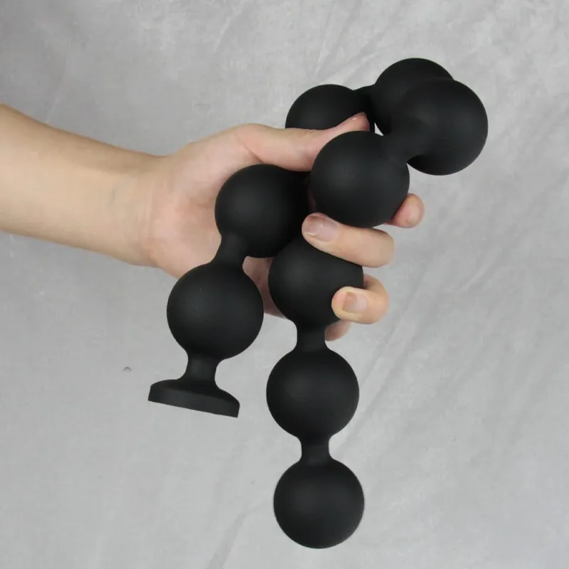 Silicone Anal Beads Dilator Huge Annals Balls Ass Anus But Butt Plug Anal Plug Buttplug Analsex Long Anal Sex Toys for Men Women