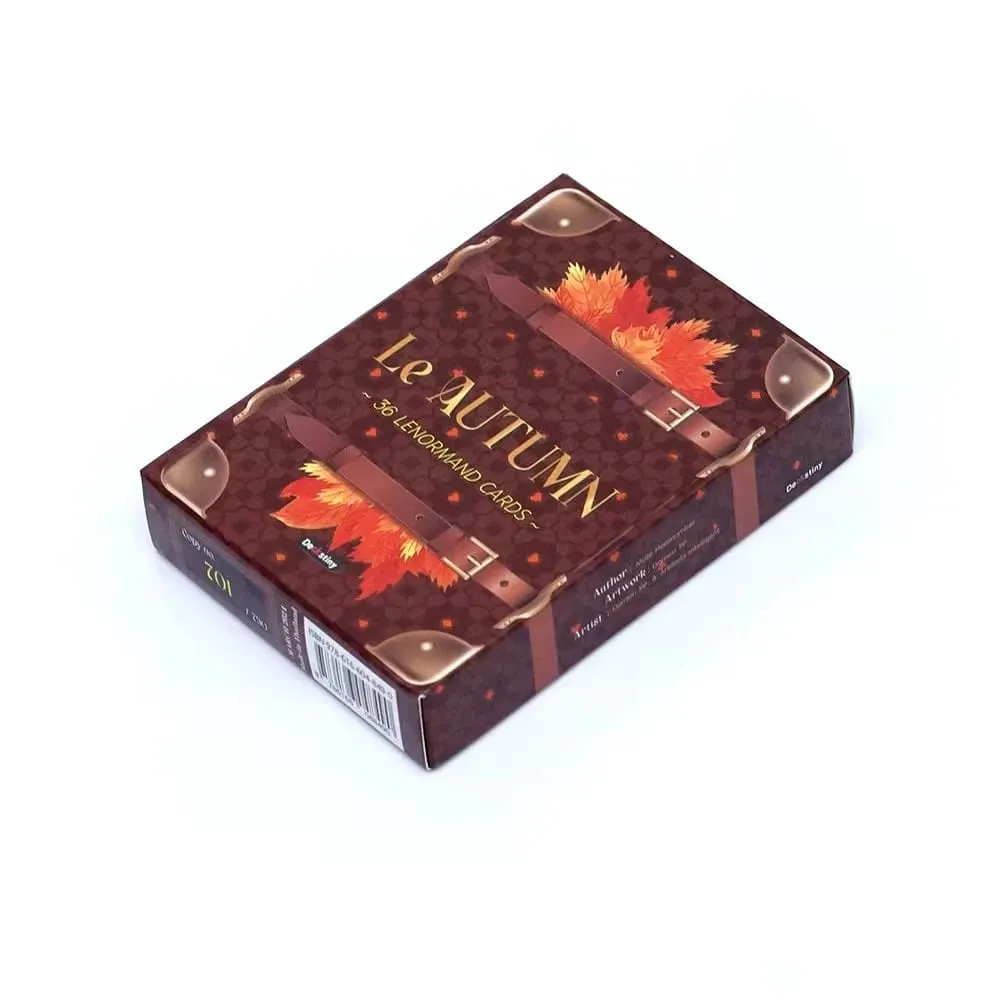 Nový Le Autumn Tarot 36 karet Lenormand Balíček deskové hry Tarotové karty Zábavné Jemné párty potřeby pro rodinnou párty dárek