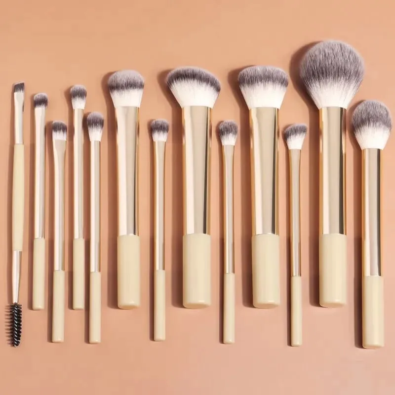 13 Piece Soft Fluffy Makeup Brush Set Foundation Make-Up Concealer Powder Eye Shadow Powder Blusher Facial Beauty Tool