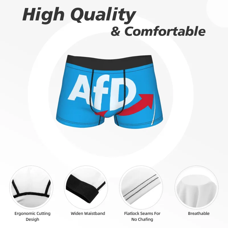Alternative Afd Germany Shorts Briefs Underwear High Quality Man Novelty Boxershorts Printing Plus Size Panties