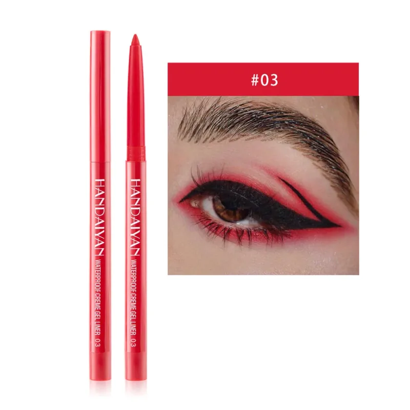 1PC White Matte Eyeliner Gel Pen Long Lasting Waterproof Eye Liner Pencil Quick-drying Non-smudge Eye Makeup for Women Cosmetics — image 9