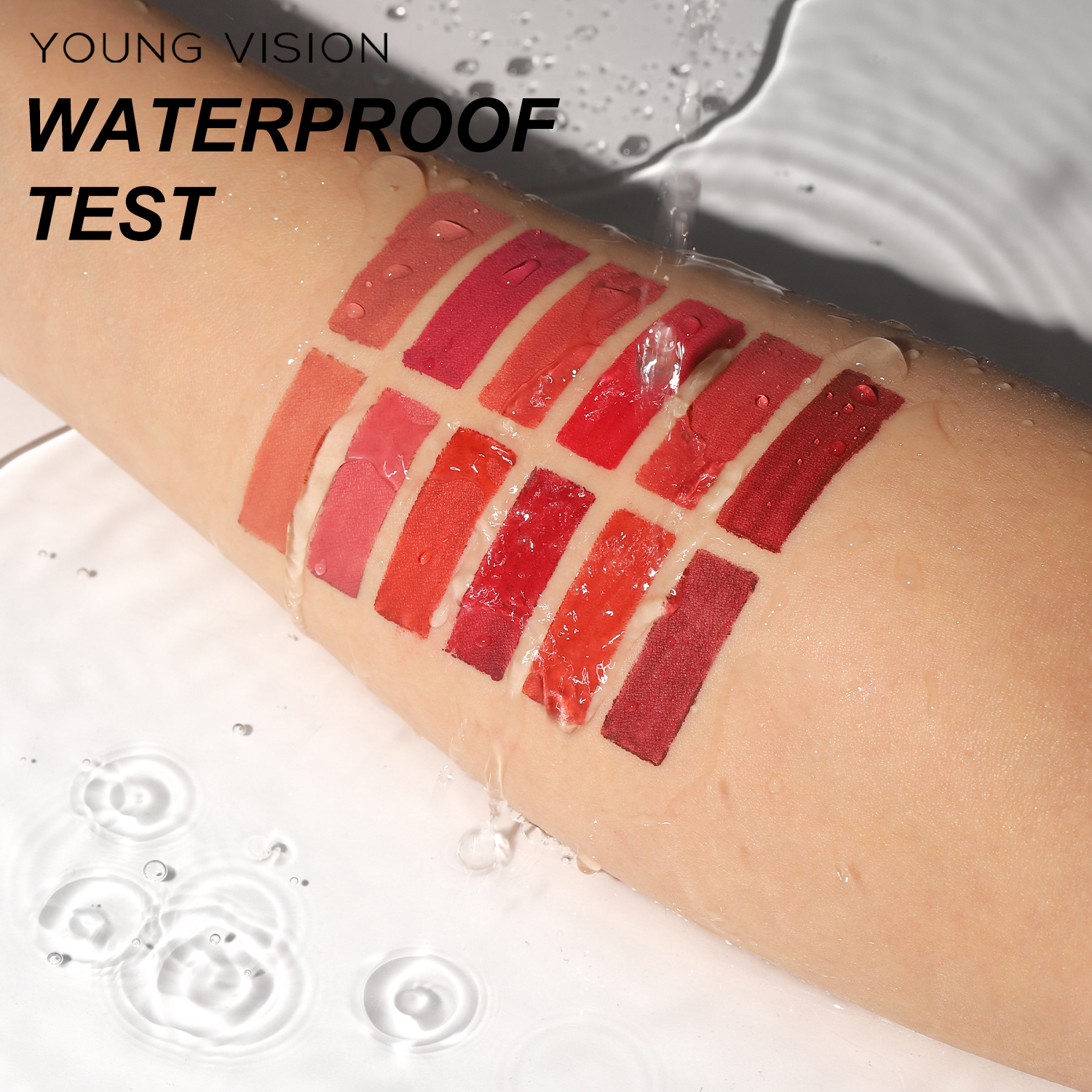 Set di matite per labbra colorate opache a lunga durata a 2 colori, liner per labbra ruotabile, anti-sudore, antiaderente, per labbra, con tazza antiaderente