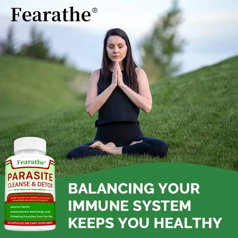 Intestinal Parasite Cleanse Capsules - Black Walnut + Wormwood Herbal Blend Digestive Health Colon Detox & Gut Health Support — image 2
