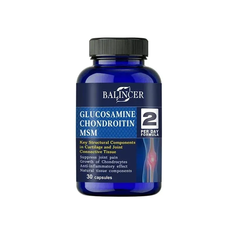 Glucosamine Chondroitin MSM - for Joint and Knee Health Immune System Non-GMO 120 Capsules