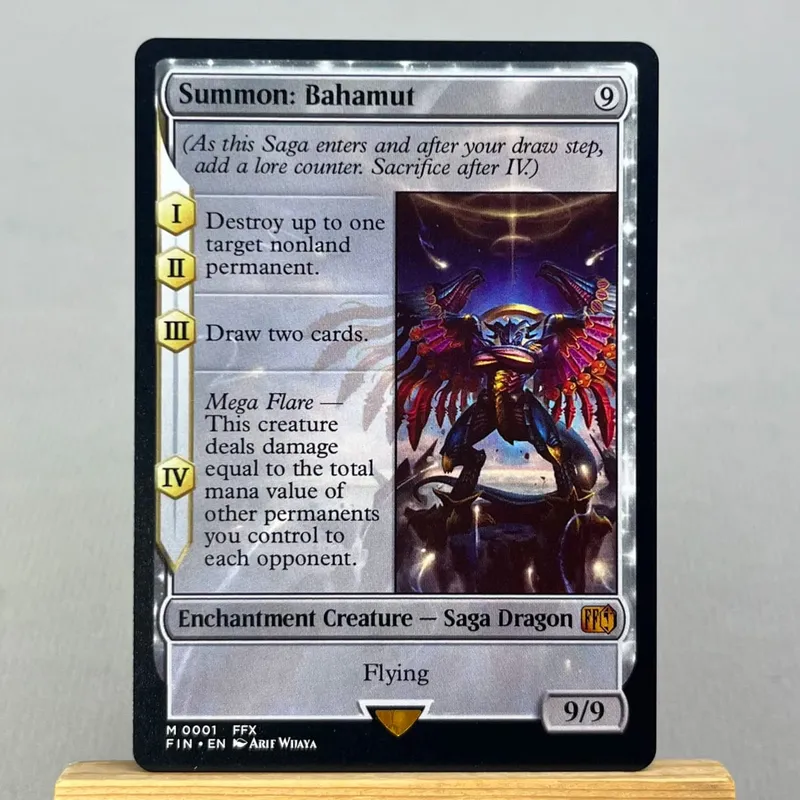 FIN HOLO14-Ⅰ01 Tcg Proxy Cards Vivi Ornitier Sephiroth Fabled SOLDIER Summon Bahamut Cloud Midgar Mercenary