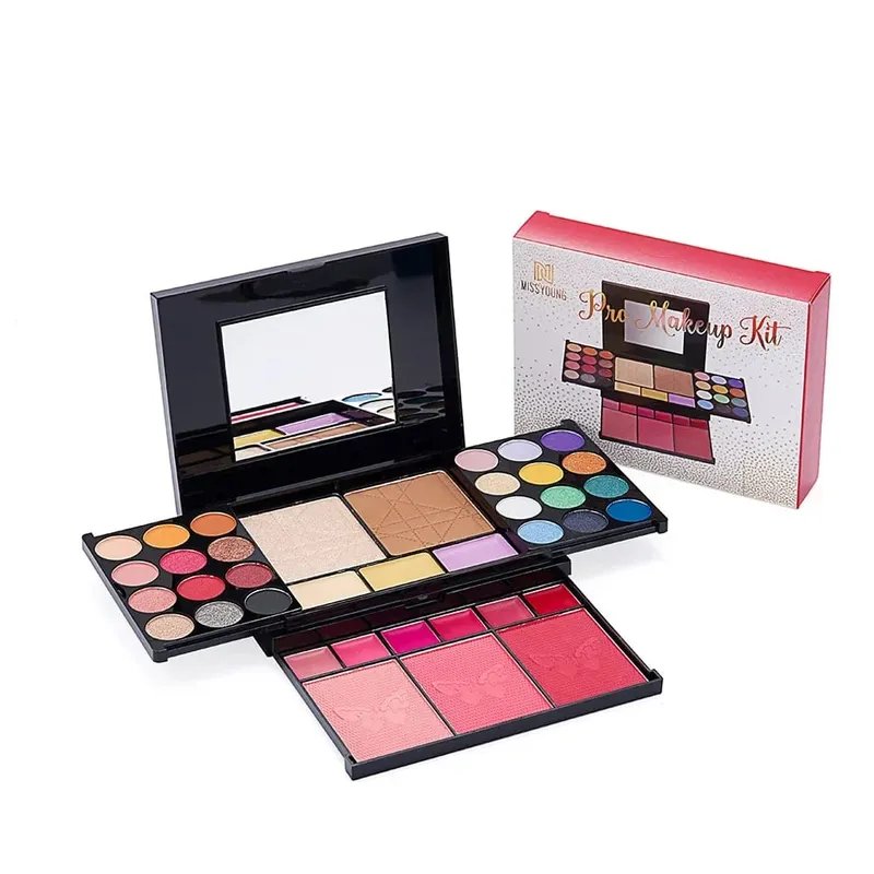 Kit trucco per donna Kit completo Set regalo trucco Kit trucco tutto in uno con 38 colori Ombretto Pennelli Lucidalabbra Specchio — image 4