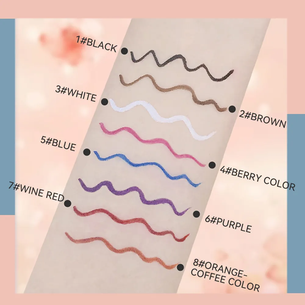 Colorful Eyeliner Multi Color Eyeliner Slim Pen Smoothly Outlines Creative Eye Makeup Eye Makeup — image 5