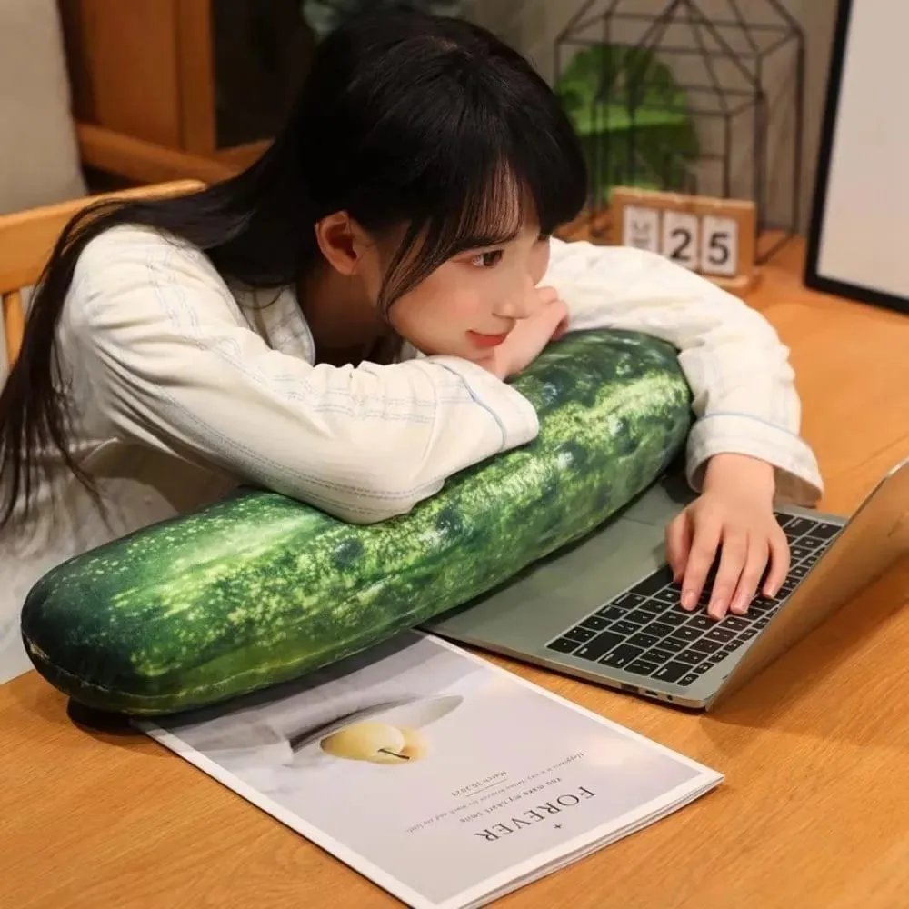 Kawaii Soft Vegetable Pillow Realistic Details Simulation Vegetable Stuffed Creative Accent Cozy Veggie Cozy Home