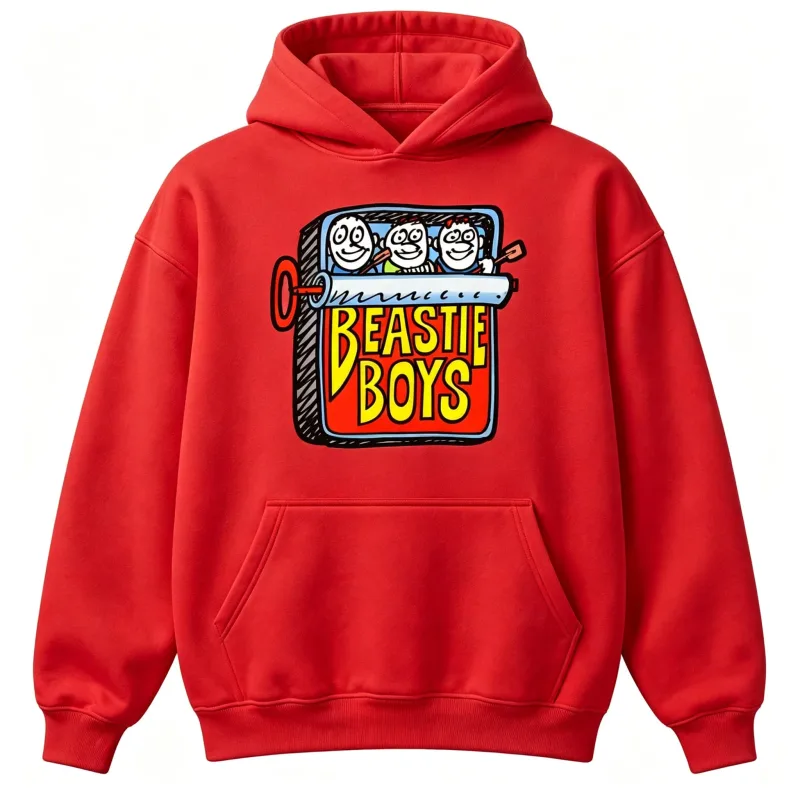 Beastie Boys Hip Hop Music Vintage Design Men's Hoodie Autumn Winter Casual Women's Hooded Sweatshirt Unisex Cotton Coat Top