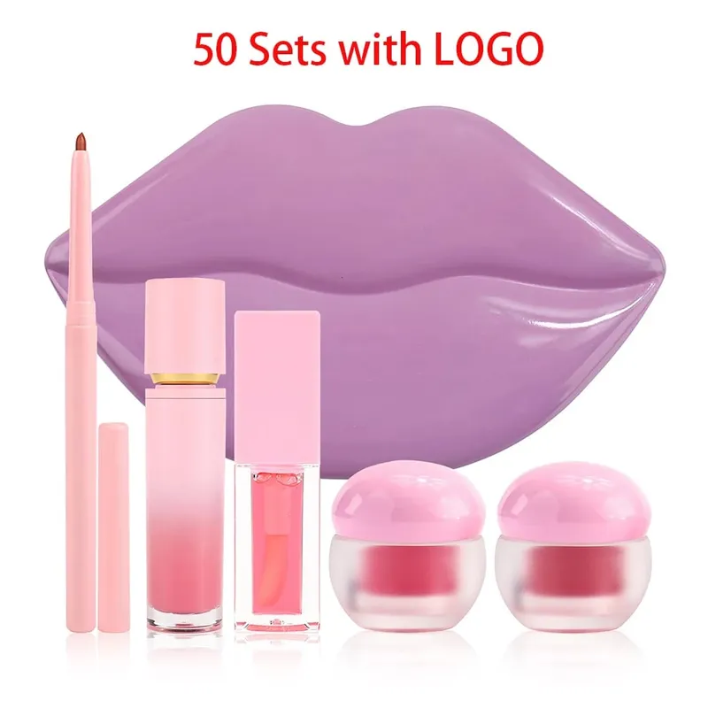 Veganes 5-in-1-Lippen-Make-up-Set, Glanz-Öl-Maske, Liner-Peeling, Private Label, individuelles Logo, Großhandel, Großlieferung für Wiederverkäufer — image 13