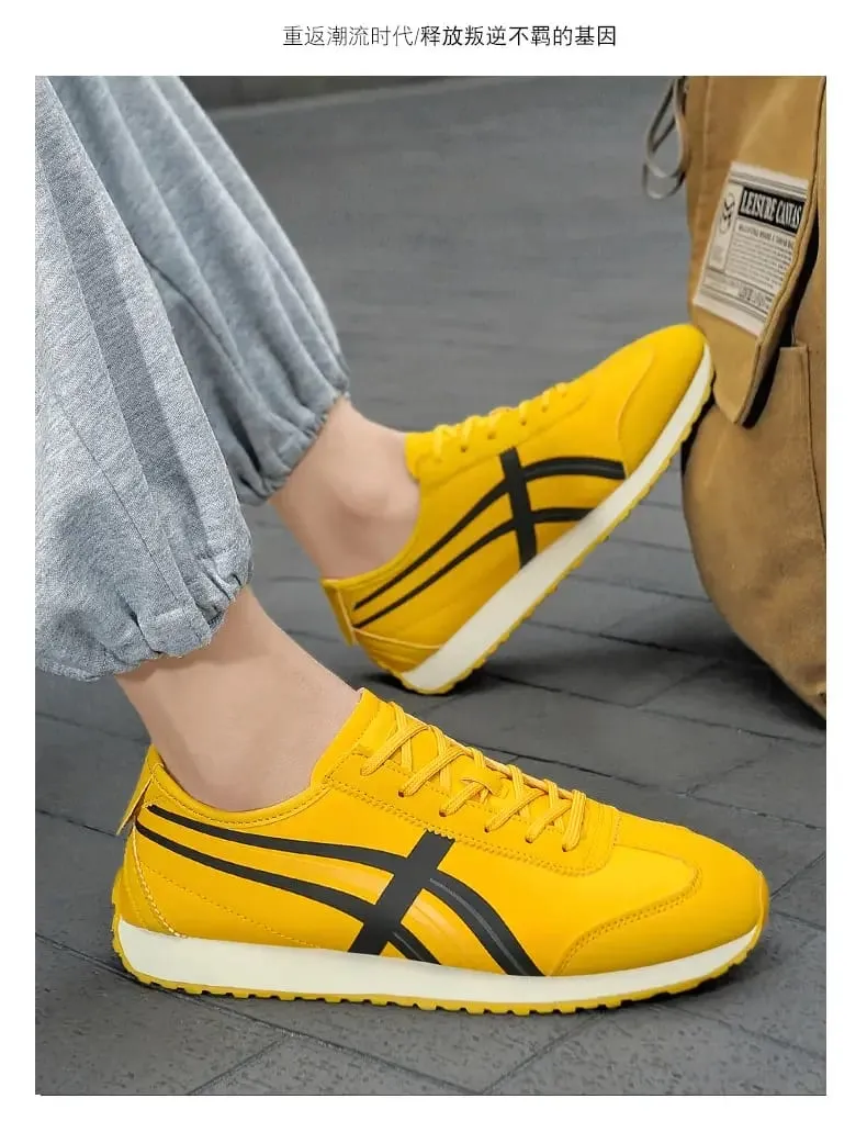 Fashion Brand Sneakers Men's Sports Shoes Women's Running Shoes Yellow Casual Sneakers Men Comfort Walking Shoes Flat Trainers — image 9