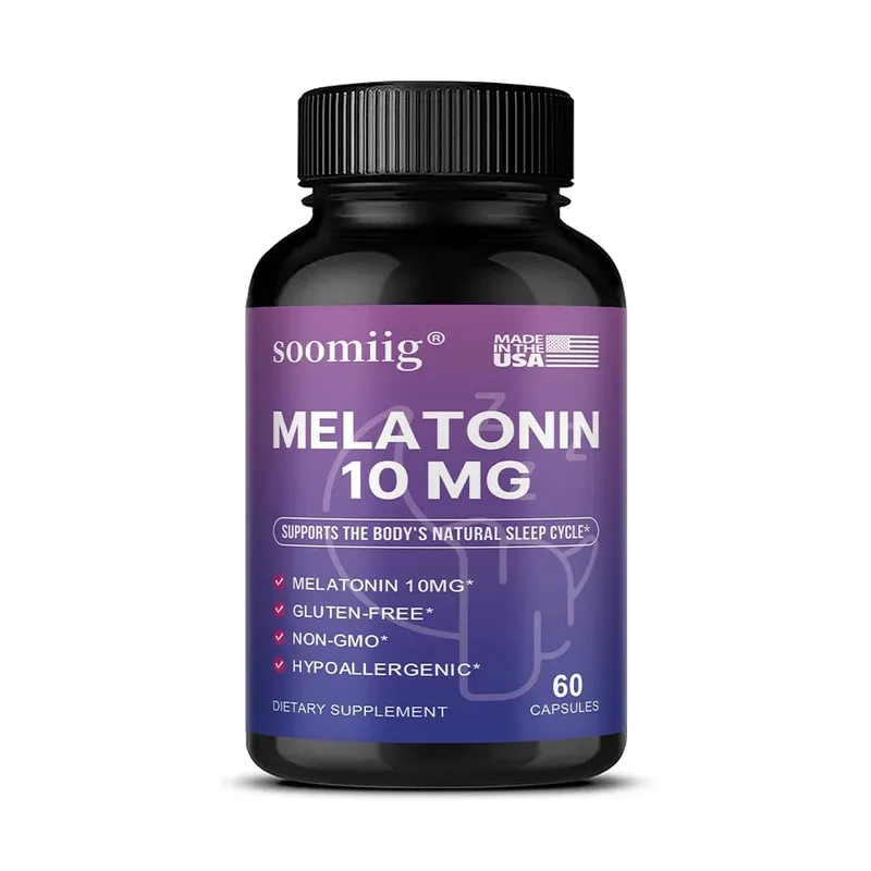 Melatonin 10mg Gummies & Capsules 30/60/120pcs - Fall Asleep Naturally Fight Insomnia Support Immunity & Improve Rest Quality — image 9