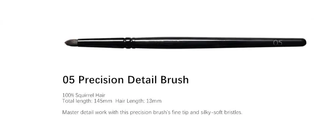 WG Luxury Squirrel Hair Foundation Powder Eye Shadow Crease Blending Makeup Brushes Precision Detail Soft Cosmetic Brush Tools