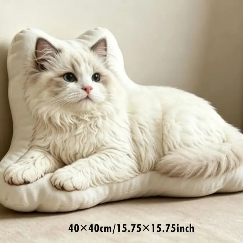 Dog Shaped Pillow Animal Throw Pillow Soft Plush Fabric Decorative Animal Pillow Shiba Dog Cushion Contoured Shape