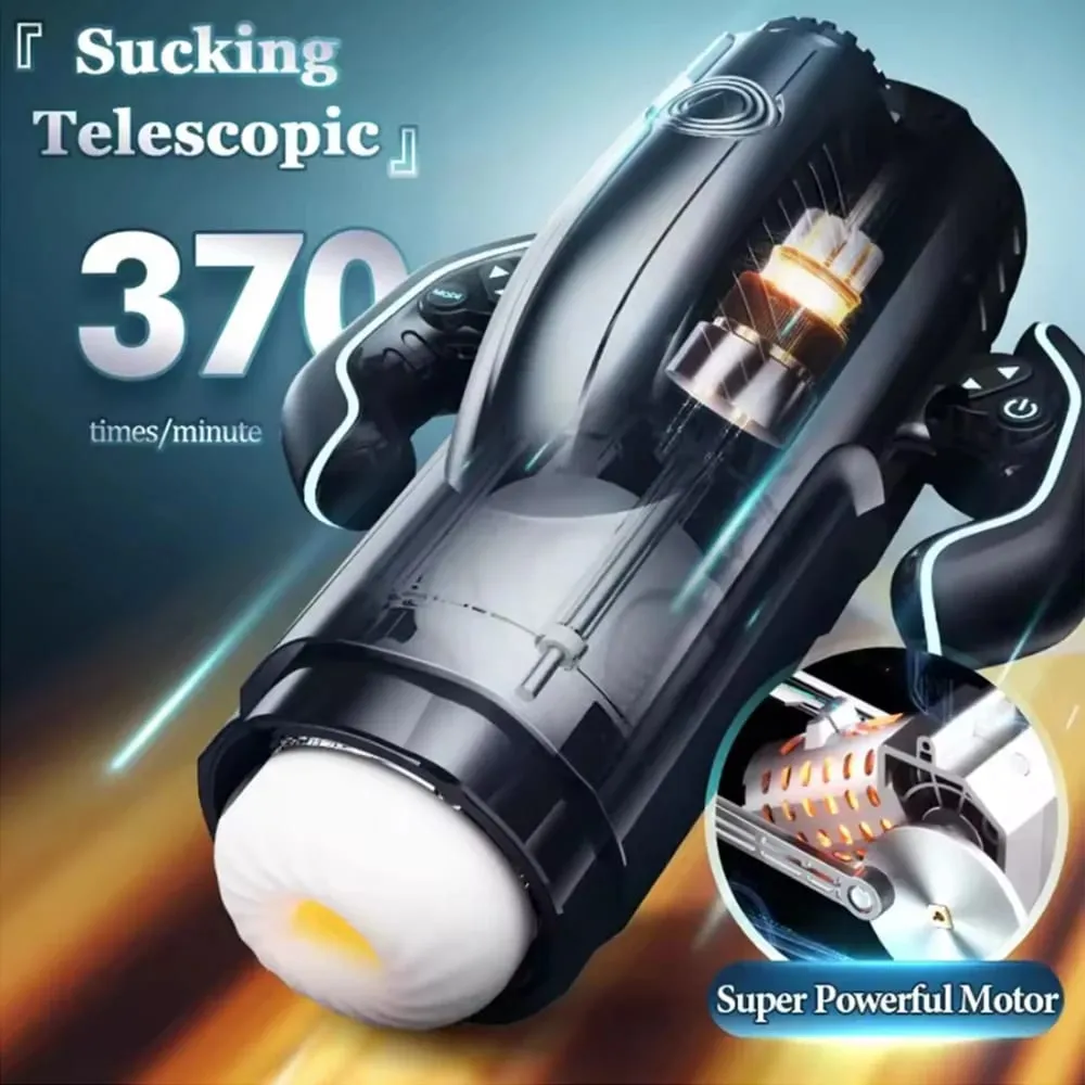 Bermuda Masturbator Powerful Vacuum Sucking Blowjob High-Speed Piston Telescopic Male Masturbation Cup Sex Toys for Men — image 4