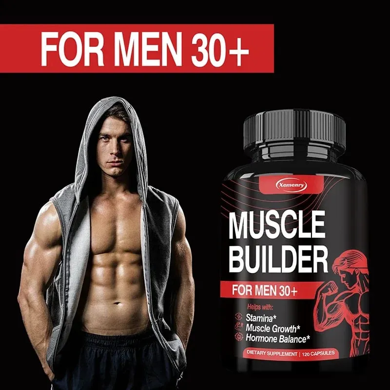 Muscle Builder Supplement - Hormone Balance Muscle Growth and Strength Promote Metabolism Improve Athletic Performance — image 3