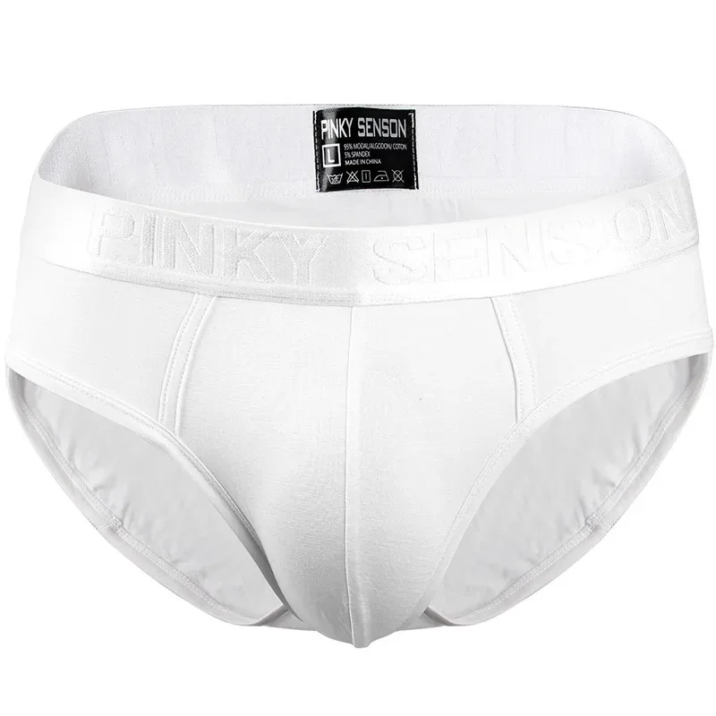 Pinky Seaso Marchio più venduto Pantaloni a triangolo sexy Modale sottile tinta unita Intimo uomo Slip modali Ventilare Plus Size Uomo