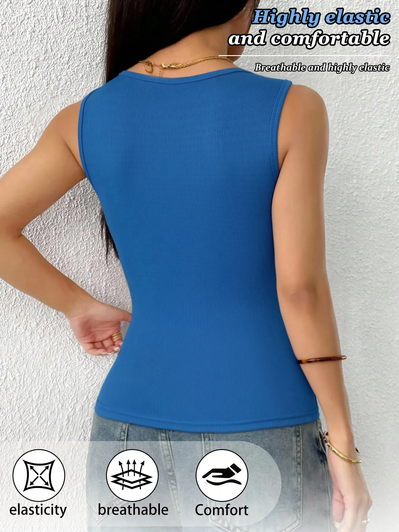 Women's Lace Camisole for Spring & Summer Sleeveless Top to Hide Underarm Bulges Suitable for Inner & Outer Wear All Year Roun — image 4