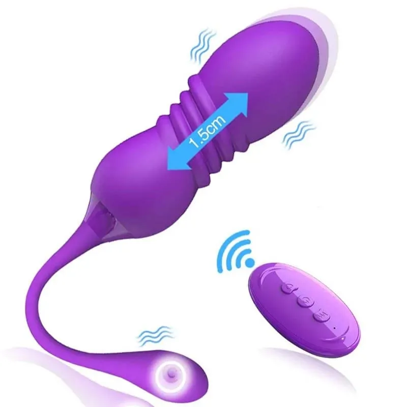 2026 Retractable Vibration Vibrating Egg Wireless Remote Control Female Adult Sex Toys Female Masturbator Products
