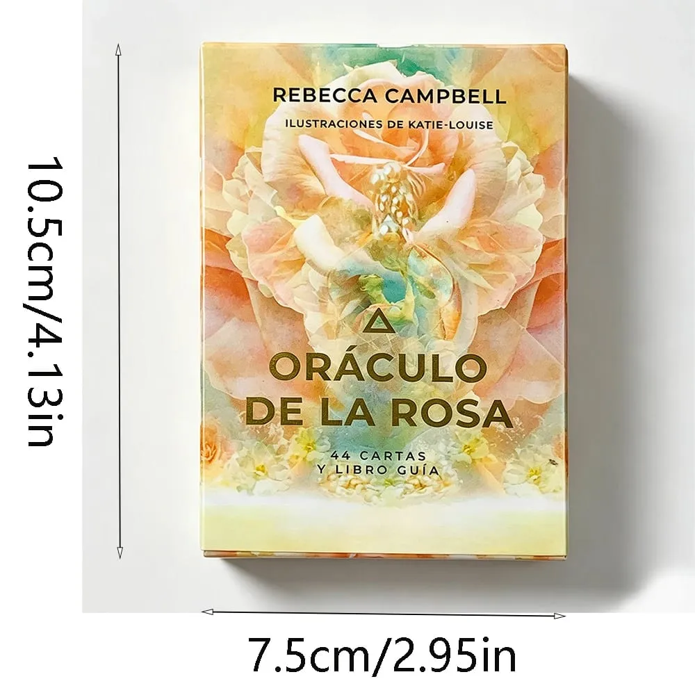 10*7CM Oráculo De La Rosa Oracle Cards 44 Cards Mysterious Divination Deck Spiritual Reading Cards Game for Women Gift — image 6
