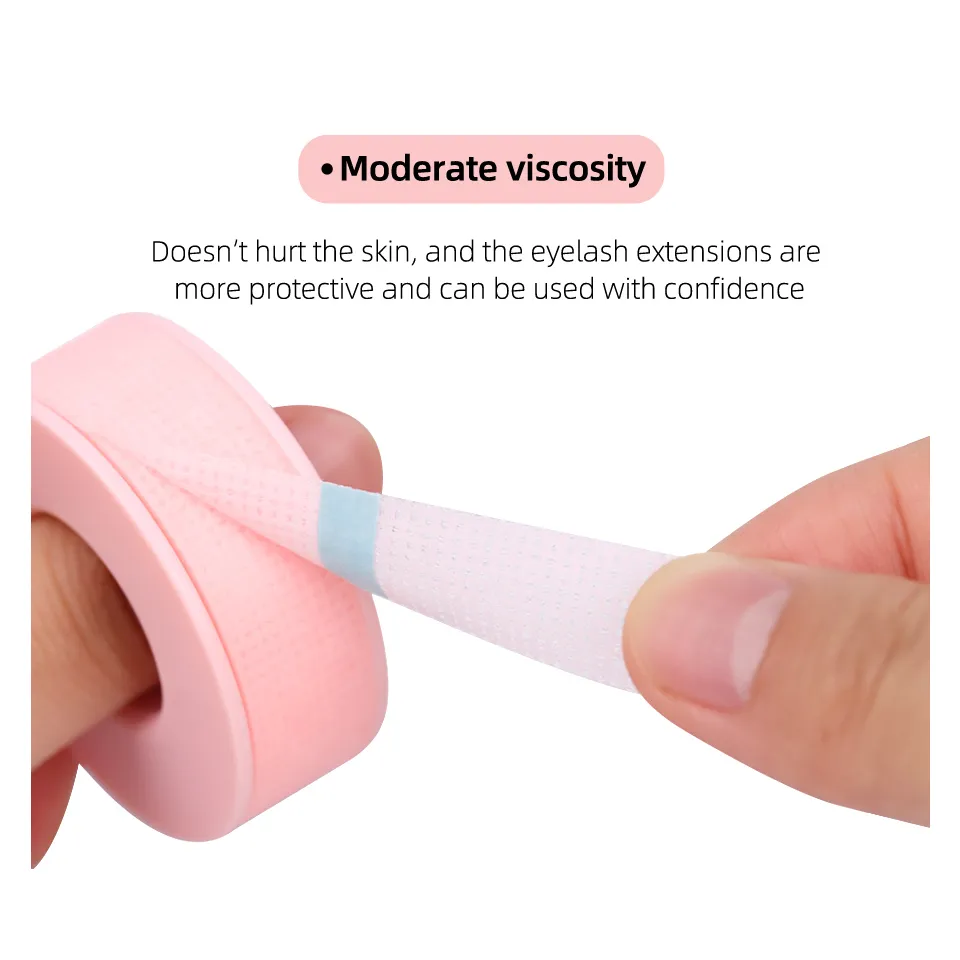 20Rolls/Lot Silicone Gel Tape for Lash Extension Sensitive Skin Multi Use Non-Woven Breathable Under Eye Pad Patches Makeup Tool