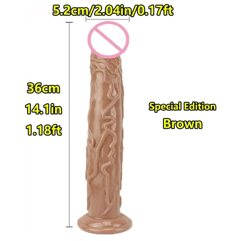 Super Cheap 7 Sizes 5 Colors Realistic Soft Jelly Dildo Suction Cup Adult Sex Toy for Women and Men Vaginal and Anal Masturbator — image 40
