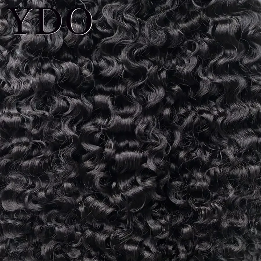 Kinky Curly Seamless Clip Ins Human Hair PU Clip In Hair Extensions For Black Women Afro Deep Curly Clip In Hair Extensions — image 4