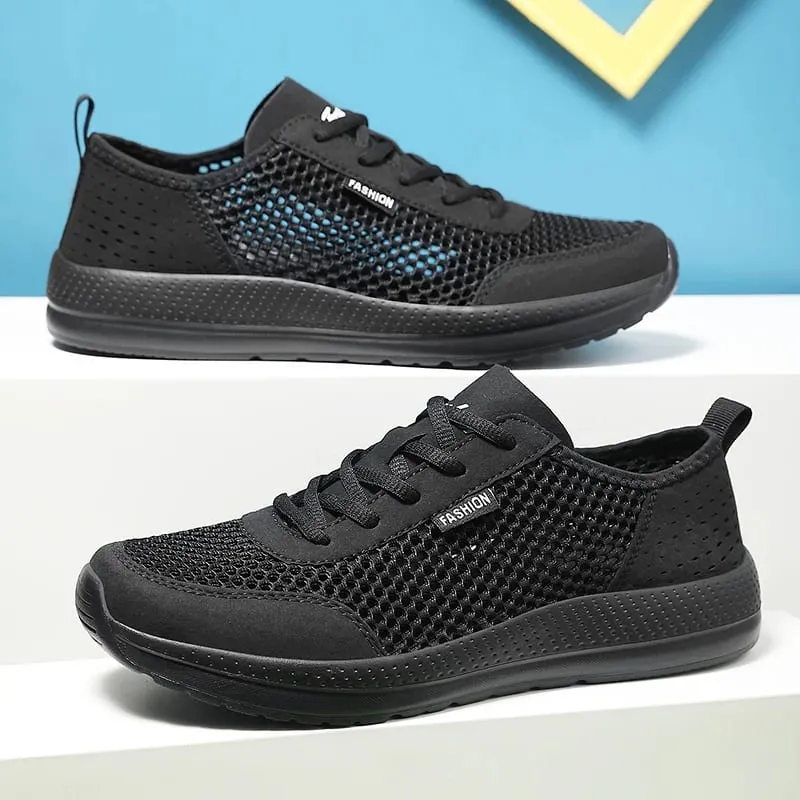 Fashion Men's Sneakers Lightweight Breathable Air Mesh Casual Running Shoes Non Slip Comfortable Slip on Sneakers for Men Tenis — image 8