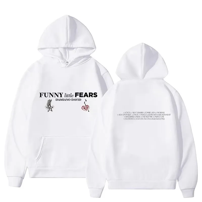 Little Fears Hoodies Men's Clothing Fashion Women Harajuku Aesthetic Graphic Hoodies High Street Sweatshirts — image 5