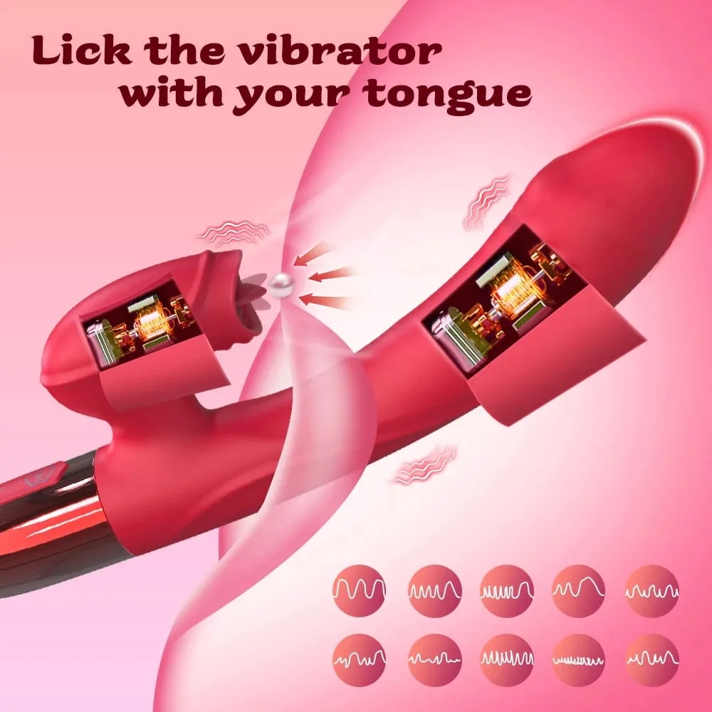 G-spot Vibrator for Women Clit Nipple Licking Clitoris Stimulator Adult Goods Sex Toys for Woman Couple Female Masturbation — image 2