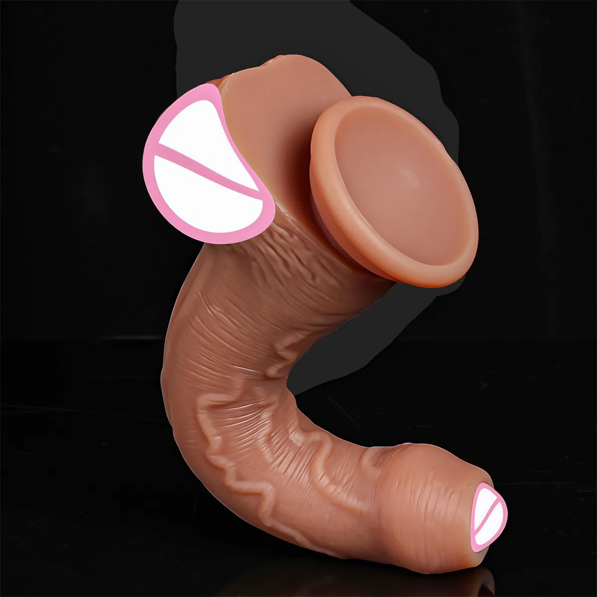 Levné Soft Cock Realistický popruh Velký Dildo Pocit kůže Malý Penis Dvojitá silikonová přísavka Dick Gay Anální sexuální hračky Muži Ženy