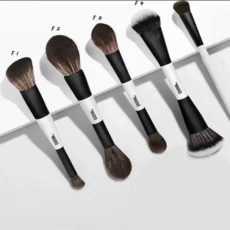 Soft Bristle Blush Highlighter Brush Kit Flawless Soft Glow Face Cosmetic Tools F1 F2 F3 F4 Pro Facial Blending Makeup Brushes — image 1
